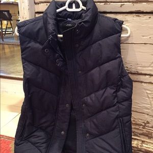 Gap navy blue polka dot vest